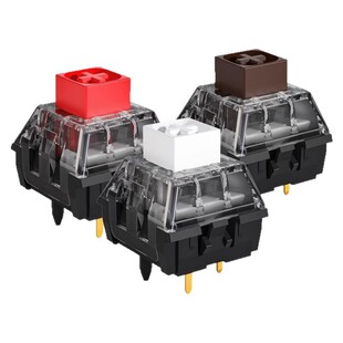 凯华BOX V2白轴红轴茶轴机械键盘轴体线性五脚段落iLovbee b98