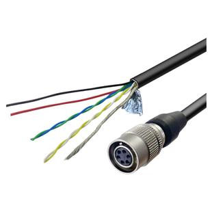 工业相机电源线6pin6芯高柔拖链屏蔽触发线适配IO线信号线