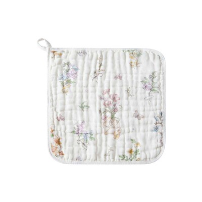 嫚熙婴儿小方巾宝宝纯棉口水巾