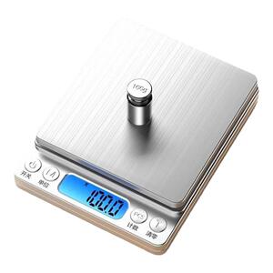 高精度电子秤精准厨房秤小型家用0.1g烘焙天平秤克数称食物秤黄金