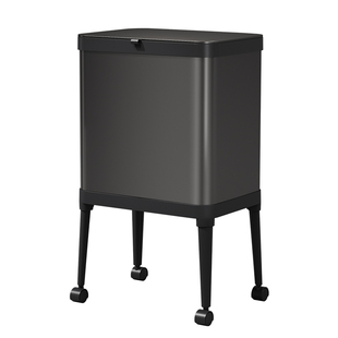 厨房专用免弯腰垃圾桶2026新款家用高脚大容量可移动分类高颜值桶