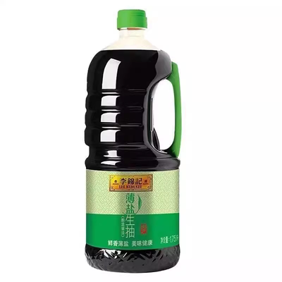 李锦记薄盐生抽1.75L零添加酱油炒菜凉拌必备一般减盐精选酿造