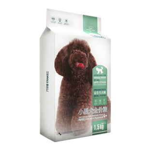 凡可奇狗粮小型专用3斤泰迪贵宾博美比熊斗牛幼犬成犬通用型1.5kg