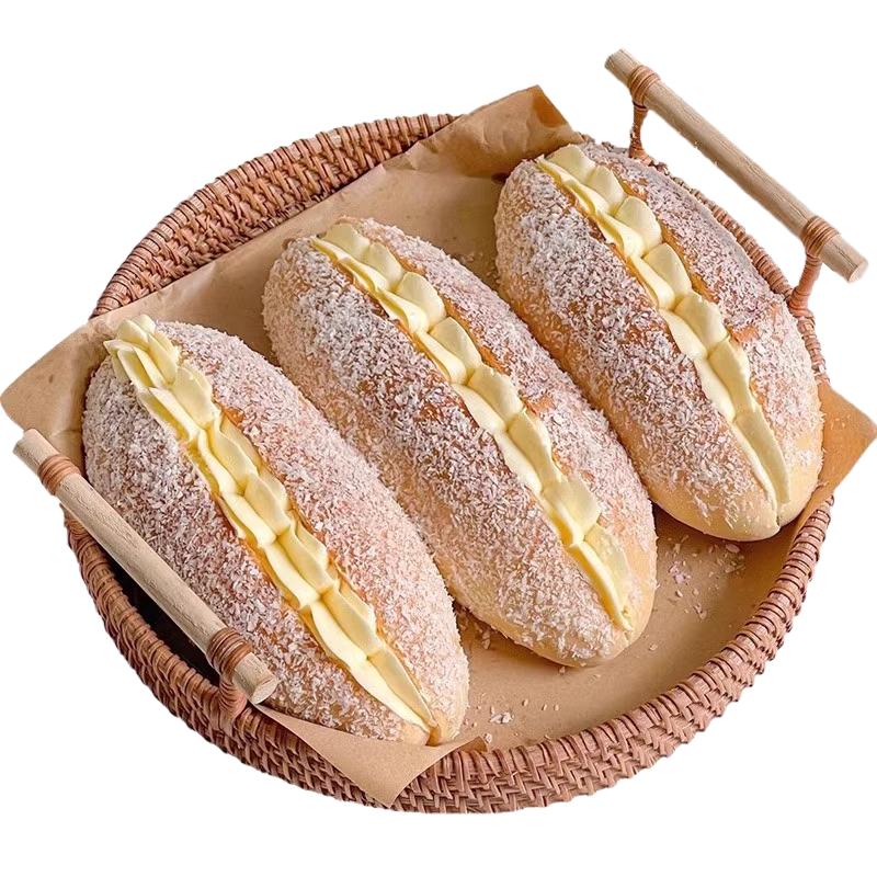椰蓉奶油面包夹心整箱蛋糕早餐三明治老式糕点心肉松营养零食小吃
