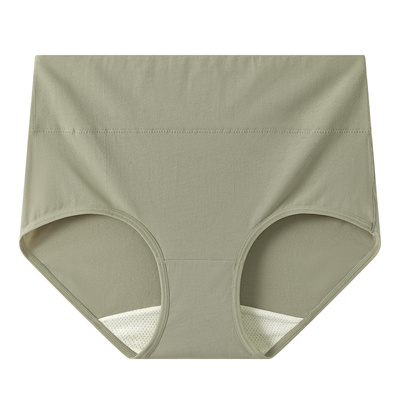 高腰纯棉抗菌女士内裤氧言大码