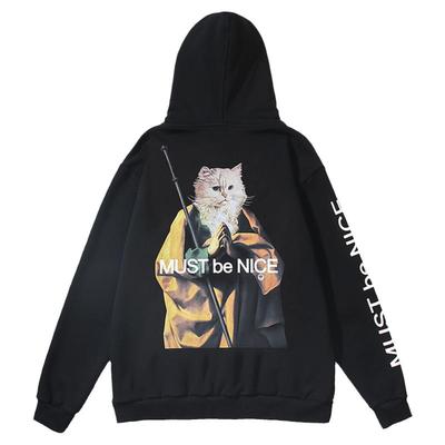 街头潮牌RIPNDIP祈祷猫僧侣卫衣