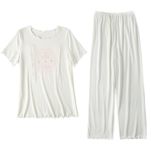 RoseTree孕妇睡衣夏季短袖长裤套装套头睡衣高级感宽松家居服