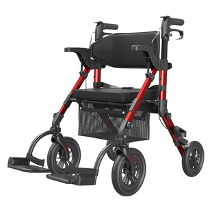 夕阳岁月助行车老年人康复走路可推人助步车防摔倒助力行走神器