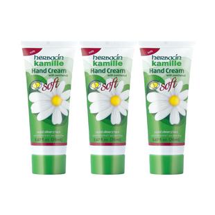 下拉领优惠】好本清德国小甘菊清爽保湿手霜20ml*3支1套超值