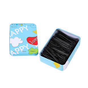 u型发夹女侧边一字发卡小夹子头饰头发黑色发卡碎发刘海卡子钢夹