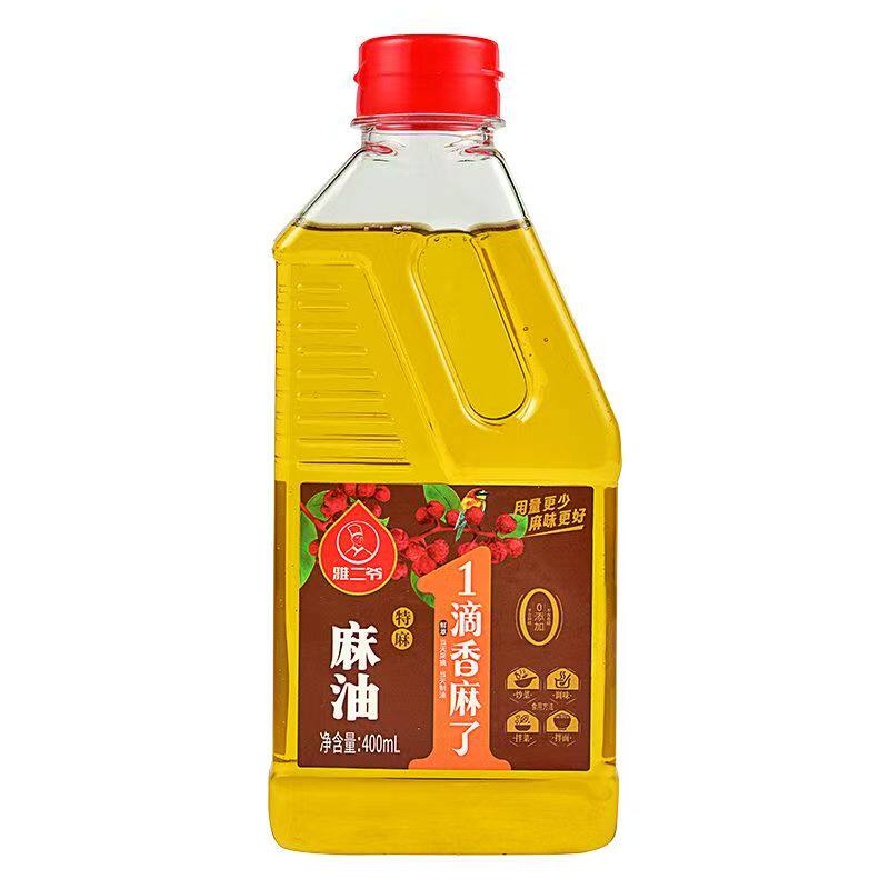 雅二爷四川正宗麻油汉源特麻特香花椒油藤椒油麻油调味油火锅米线