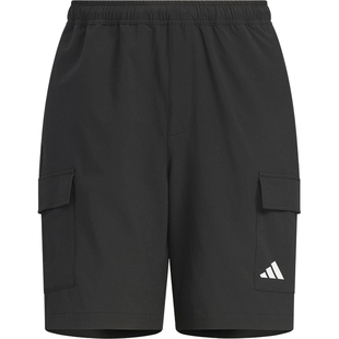 Adidas/阿迪达斯官方正品2025男士透气工装休闲户外短裤KC3089
