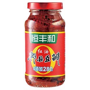 恒丰和红油郫县豆瓣酱官方旗舰店0添加炒菜专用辣椒酱正宗川菜料