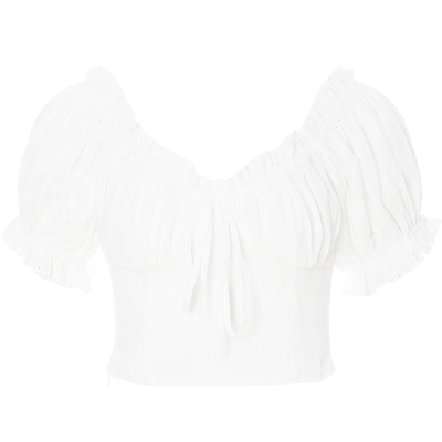 sincethen法式短款小上衣方领T恤