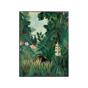 亨利卢梭装饰画梵高客厅餐厅装饰画电表箱挂画玄关壁画沙发背景墙