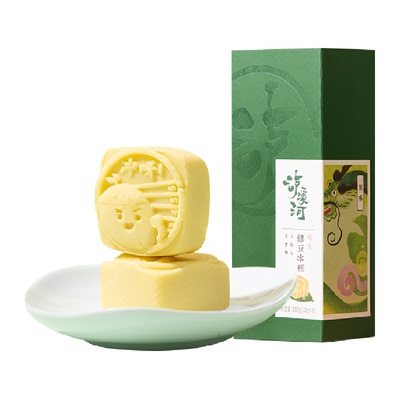 泸溪河南京传统绿豆冰糕细腻绵密