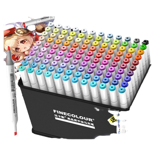 法卡勒马克笔二代2代美术专用72色一三48色酒精油性美术专卡finecolour官方法克勒120色考研彩色笔套装