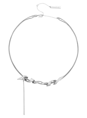 豆豆同款洲谷风禾项链锁骨链女