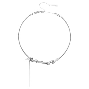 豆豆同款洲谷风禾项链女2026新款小众设计高级轻奢气质百搭锁骨链