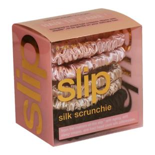 现货Slip真丝发圈不留痕章小蕙Lisa张子萱Jennie同款圣诞大肠发绳