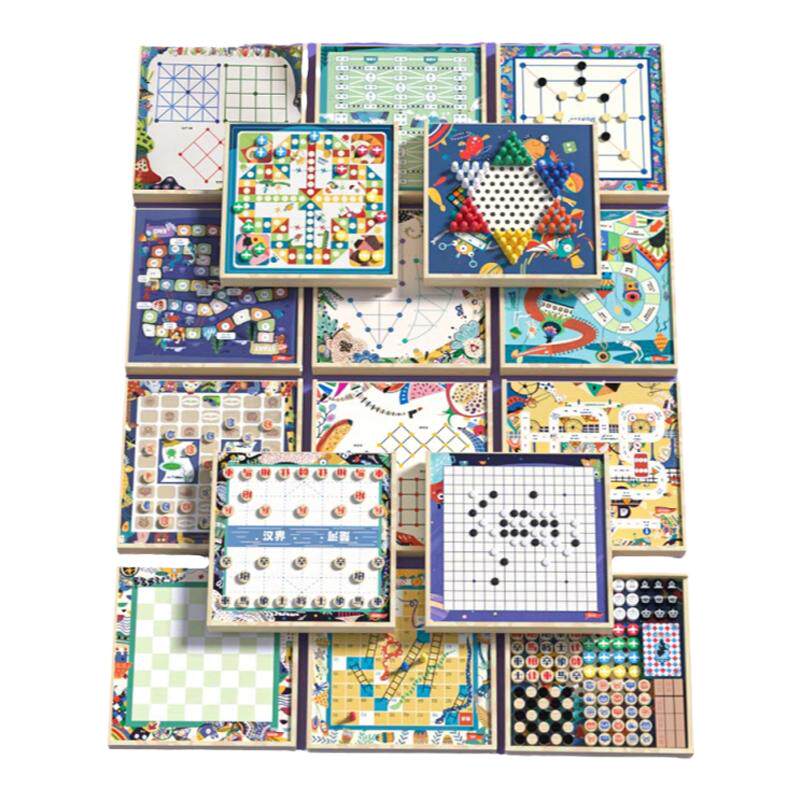 火星猪42合一多功能现货跳棋象棋类大全桌游儿童益智玩具游戏棋