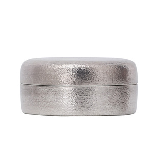 纯银茶叶罐迷你便携999茶叶储存罐密封罐中式茶具烟丝盒茶仓茶配