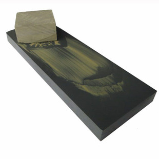 午凤山天然黑青石浆石精细磨刀石质地均匀适合修脚刀剃刀快速起锋