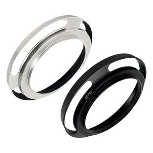 耐影遮光罩适用于佳能富士尼康索尼单反微单遮光罩35/37/40.5/43/46/49/52/55/58/62/67mm广角薄金属镂空