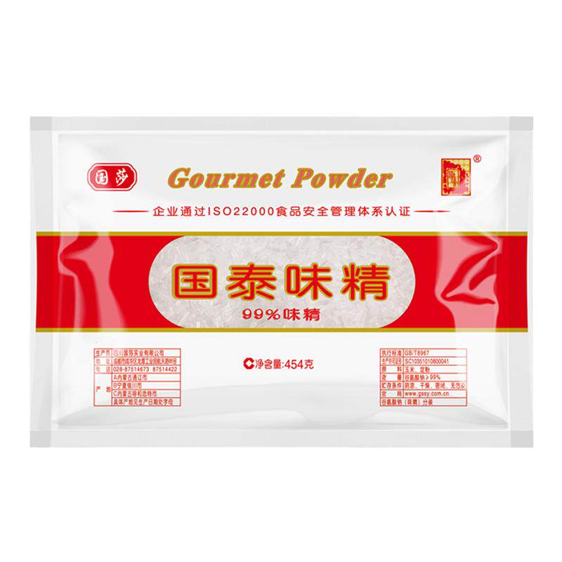 国莎九九国泰味精454g整箱餐饮