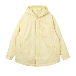 鸭鸭羽绒服女2025秋冬新款休闲连帽时尚百搭中长款保暖外套夹克Y