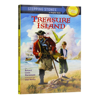 英文原版 Treasure Island A Stepping Stone Book Classic 金银岛 英文版 进口外文书籍