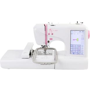 绣花机飞鹿FL9860彩屏大范围家用缝纫刺绣花一体机全自动电脑