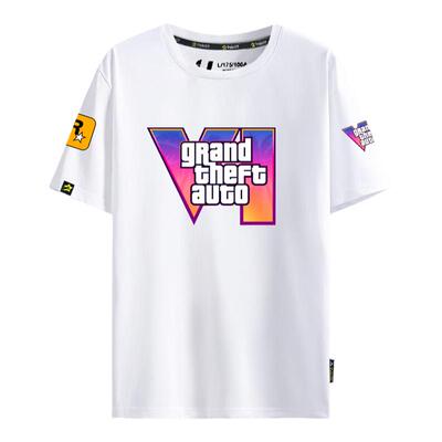 GTA6游戏R星侠盗猎车手T恤