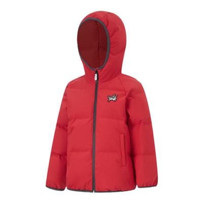 李宁正品男女小童防泼水羽绒服