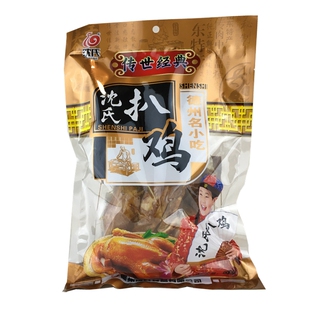德州沈氏扒鸡 山东宁津特产常温包装老汤  600克原味五香脱骨扒鸡
