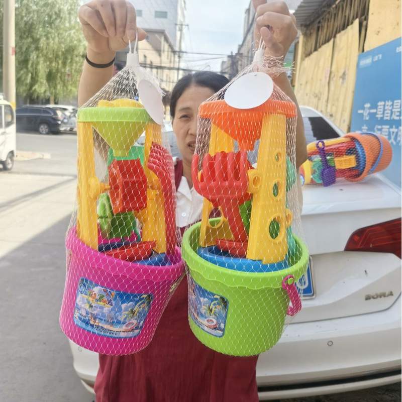 891新款儿童沙滩桶玩沙土全套批发玩具工具桶铲子混沙铲挖雪沙漏