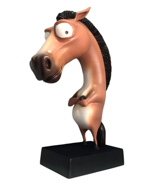 艺术品装饰摆件马到成功雕塑模型