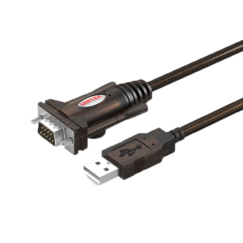 优越者 usb2.0转串口232串口线9针转换线rs232串口线工业级转接器公头 母头电脑usb转com数据线九针串口转