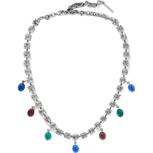 【38开门红】Alessandra Rich女多色银色项链