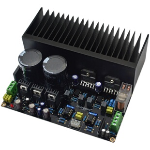 LM3886大功率立体声2.0功放板OP07直流伺服5534前级放大沉金PCB