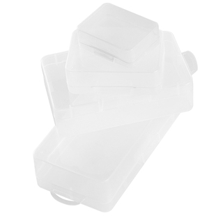 大号6格空盒透明塑料盒收纳盒储物盒首饰盒包装盒五金工具整理盒