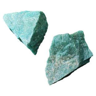 如鸿一物一图天然天河石原石摆件绿色水晶石头矿石雕刻毛料鱼缸石