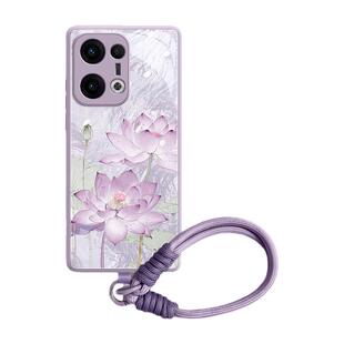 荷花适用OPPOReno13手机壳Reno13pro保护套OPPO系列12新款11高级感10系列镜头玻璃9全包8防摔pro的女外端Reno