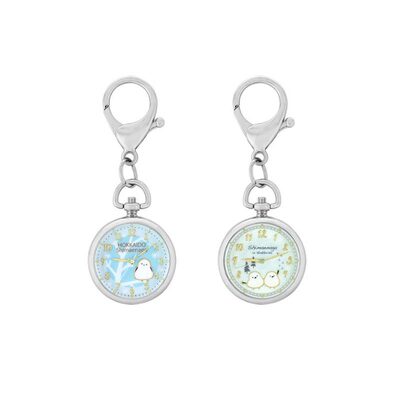 【自营】J·AXIS日本进口可爱便携钥匙扣挂表34mm表盘石英机芯