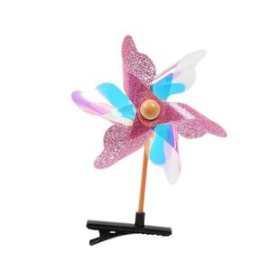 小风车发夹批发宝宝夹子发卡幼儿园舞蹈班儿童头饰跳蚤市场小商品