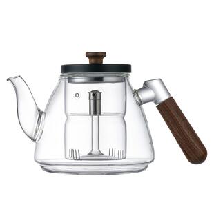 北大史玻璃煮茶壶蒸煮一体式茶壶侧把四代蒸茶壶陈皮白茶电陶炉用