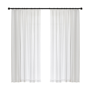 幻影纱窗帘纱帘透光不透人白色窗纱阳台防晒隔热客厅隐私2025新款