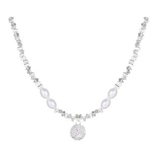 天然淡水珍珠项链女轻奢小众气质锁骨链高级感颈链碎银子日常配饰