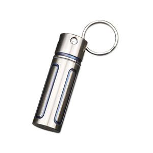 轻便纯钛收纳仓迷你便携户外防潮防水仓创意时尚避光挂件密封药盒