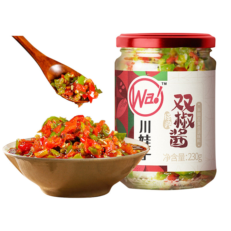 川娃子双椒酱230g剁椒酱农家辣酱